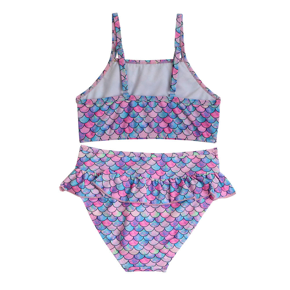 Cool2C - 2pc-Set - Girls Printed Swim Suit - Pink