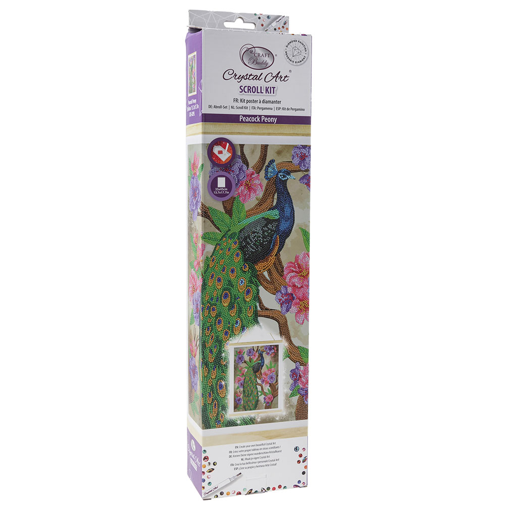 كرافت بادي - مجموعة فن الكريستال - طاووس