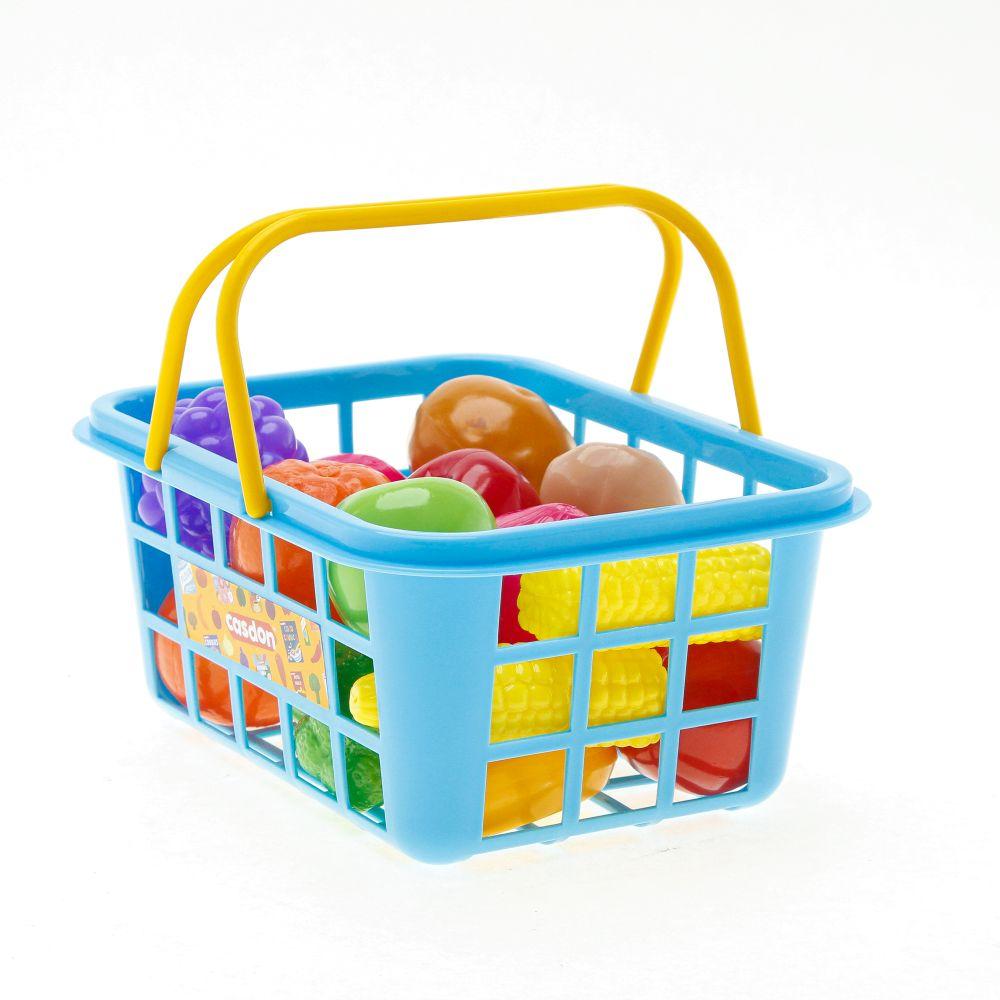 Casdon - Fruit & Veg Basket: Play Shop Set