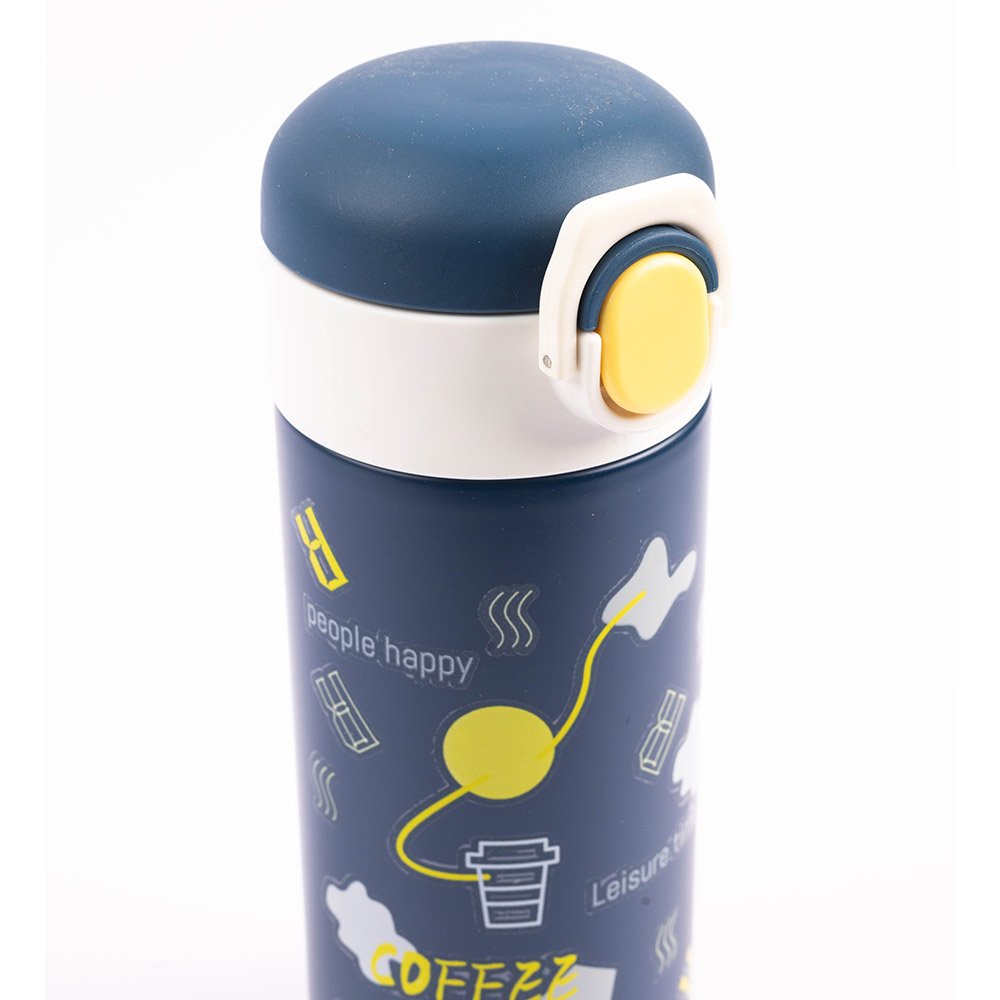 Cocobee - 500ml Insulated Stainless Steel Water Bottle - (Ages 3+) - Blue