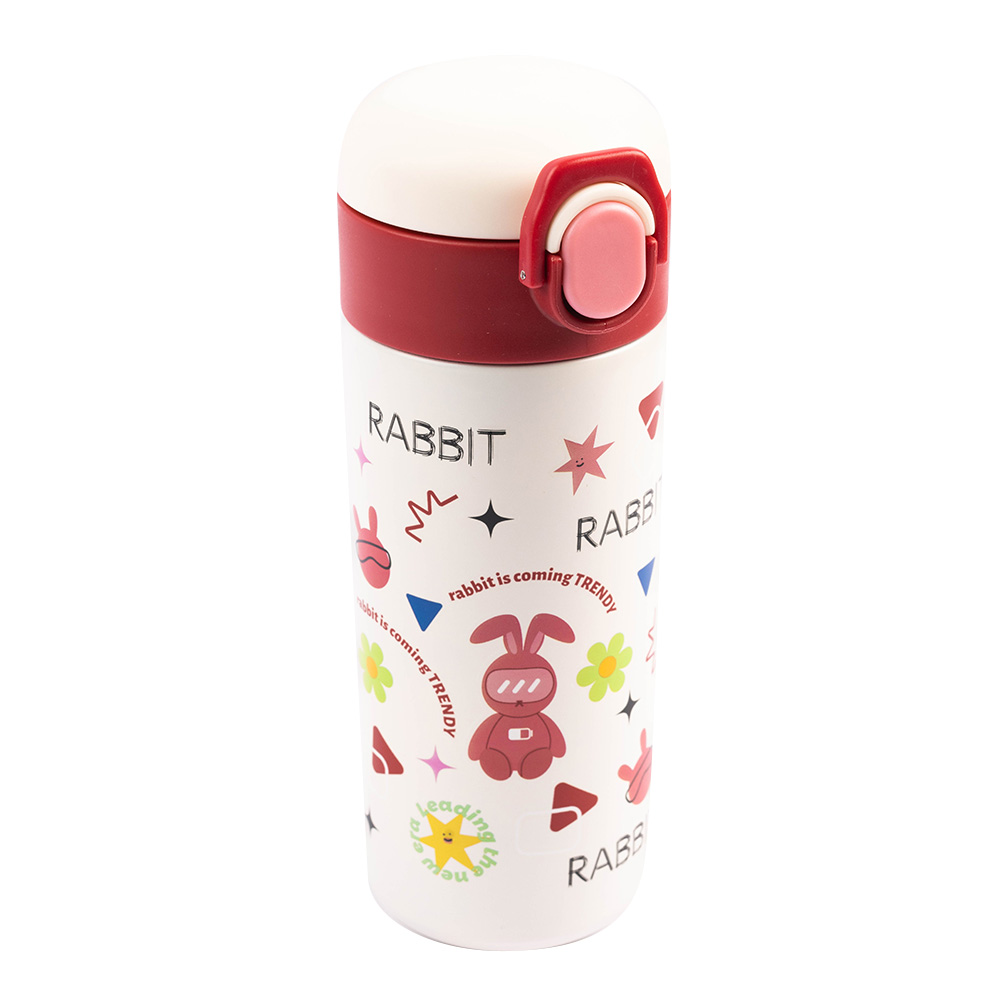 Cocobee - Insulated Stainless Steel Water Bottle - 500ml - Red (3 Years+)