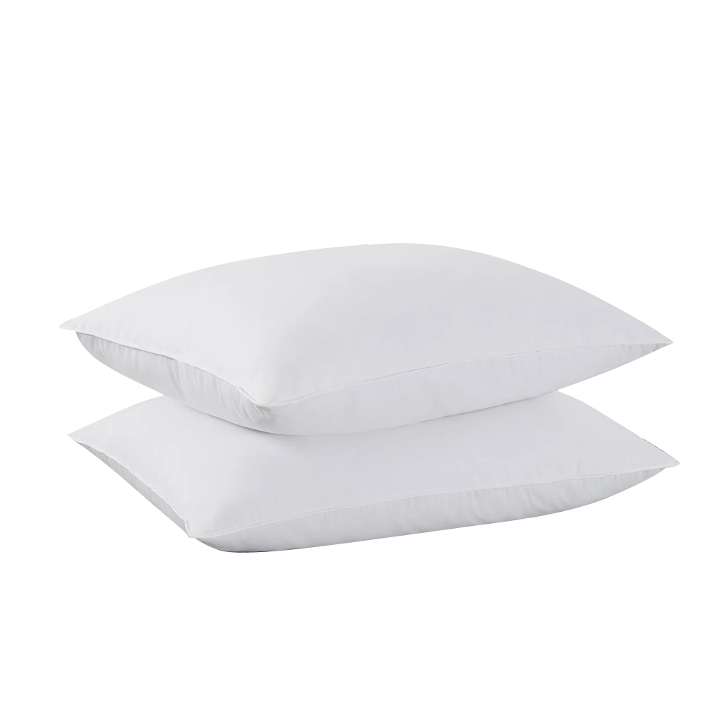 Cotton Home - Super soft Vacuum Pressed Pillow - 50x75cm - Pack of 2 - White