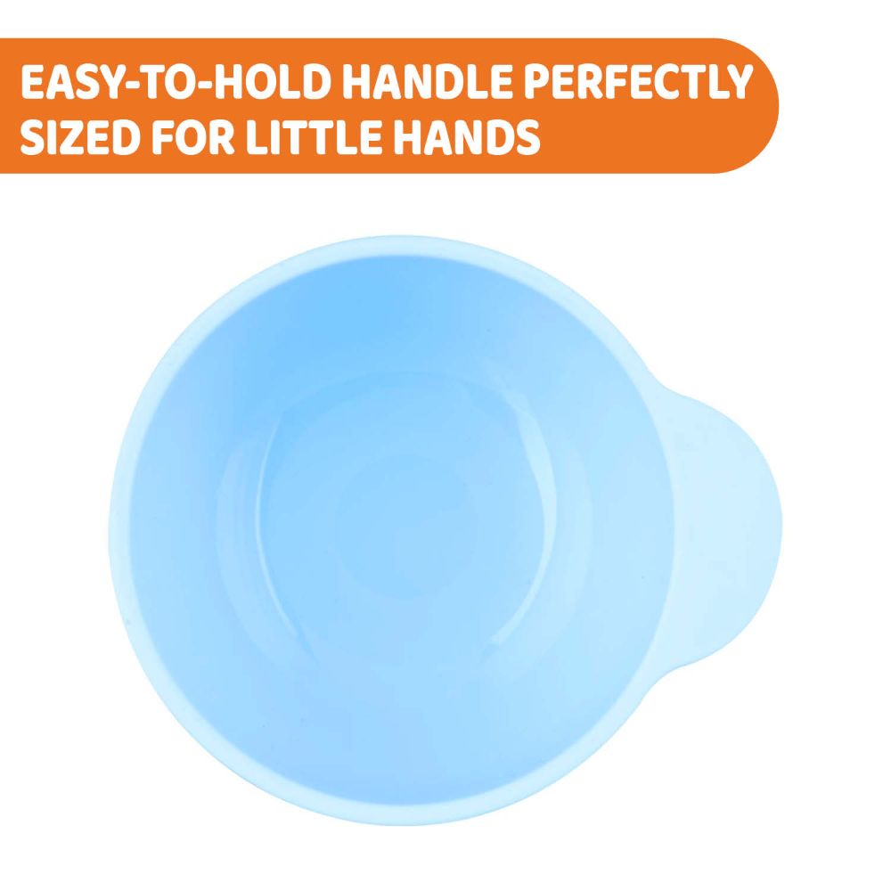 Chicco Silicone Bowl With Suction Cup - Blue