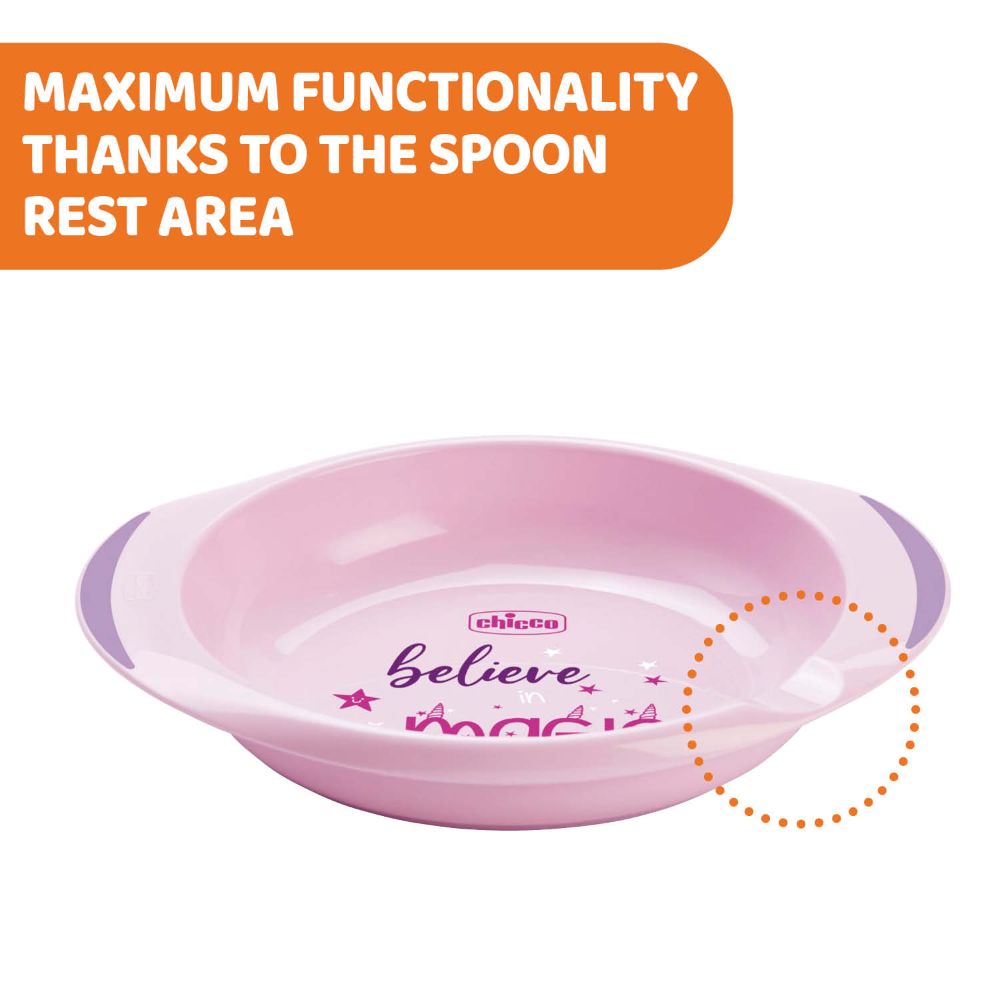 Chicco Baby's Dish Set of 2 - Pink