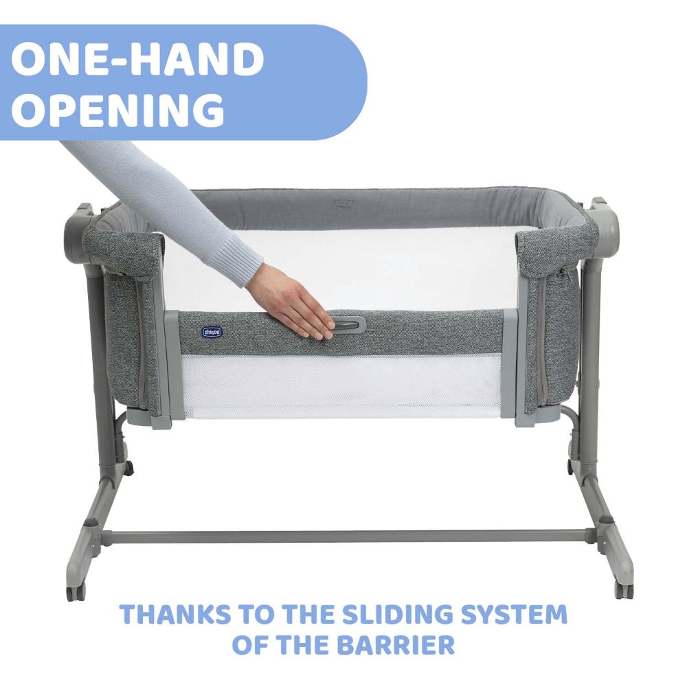 Chicco Next2Me Magic Evo Co-sleeping Crib - Dark Grey