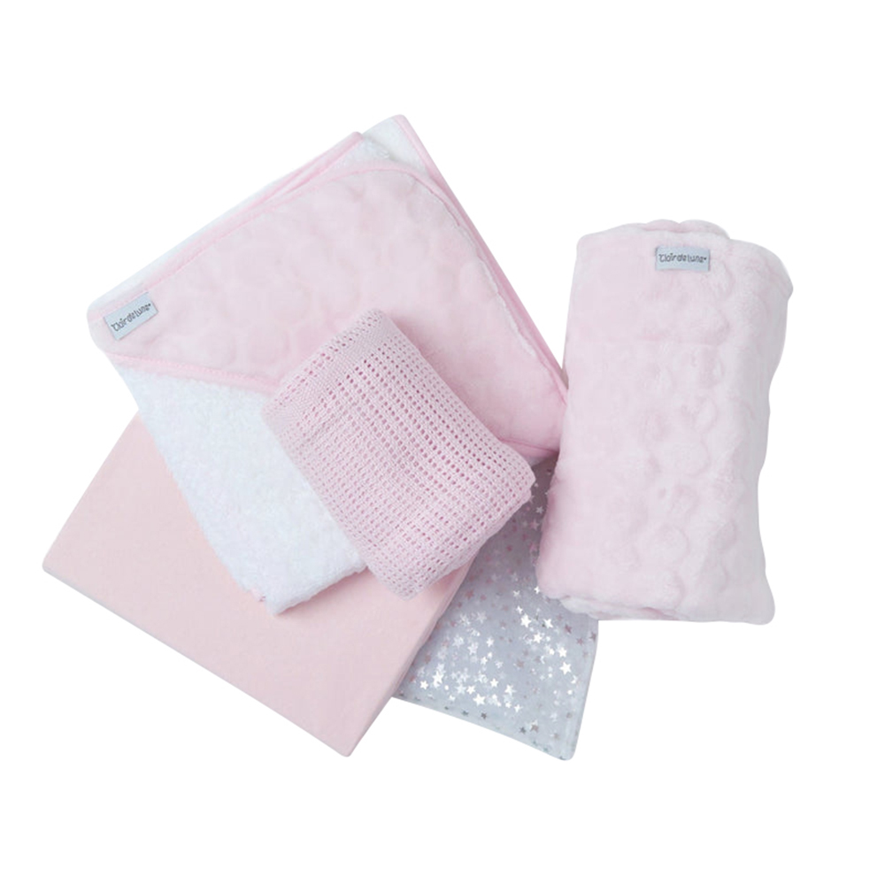 Clair de Lune - Baby Shower Gift Set - Pink - 4pcs