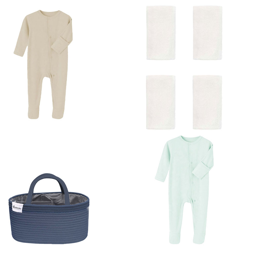 Sleepsuit - Bath Essentials Personalized Gift Set - 3-6M - 4 Pc Set