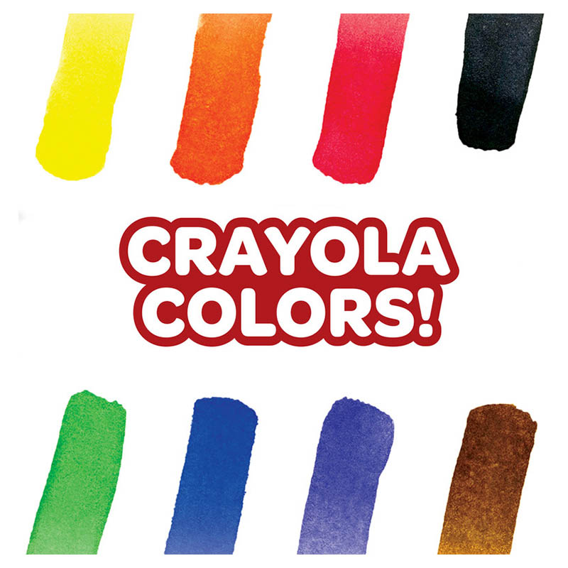 Crayola - Watercolors Palette Tray - 8 Pcs