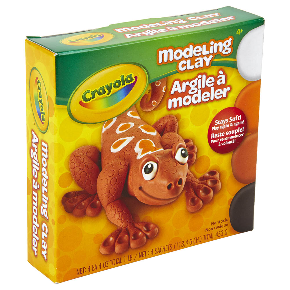 Crayola - Modelling Clay - 4 Pcs - Natural