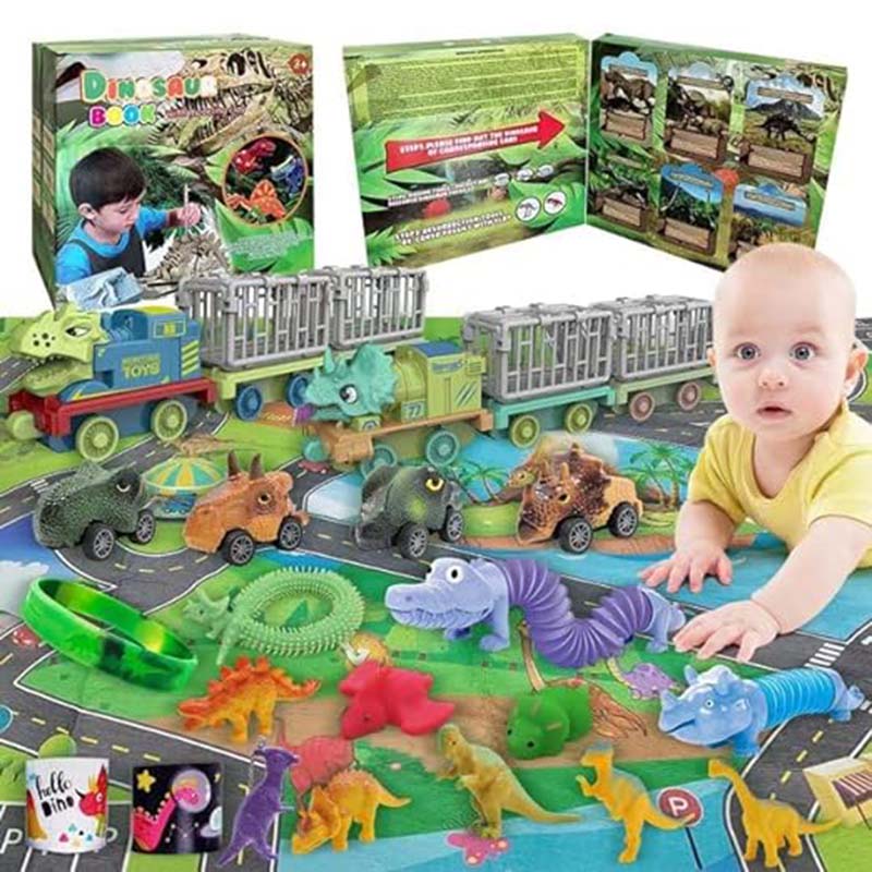 Brain Giggles Dinosaur Advent Calendar - Green