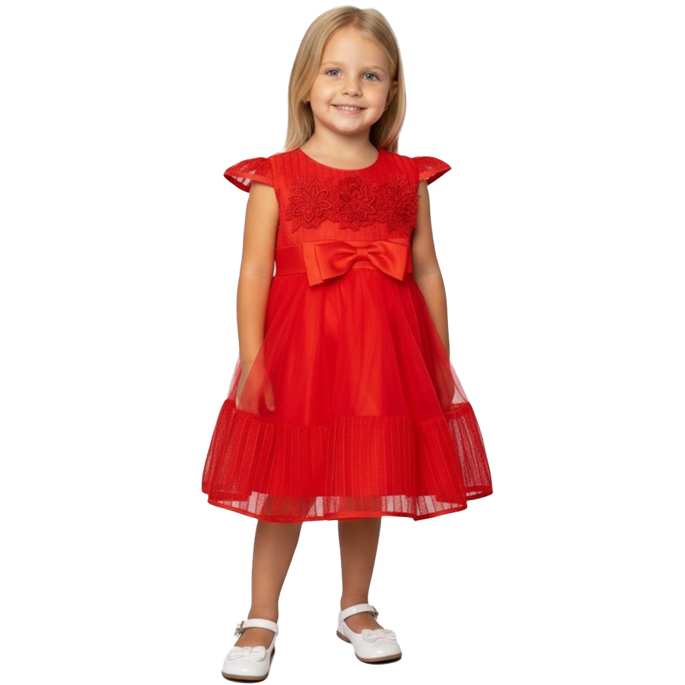 دي'دانييلا - فستان ليتل ريد رايدينغ - أحمر زاهي