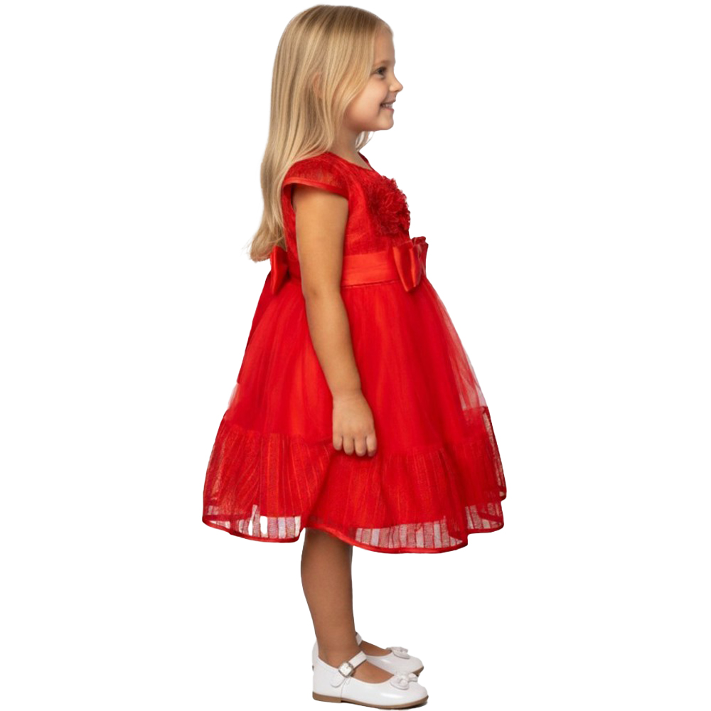 دي'دانييلا - فستان ليتل ريد رايدينغ - أحمر زاهي