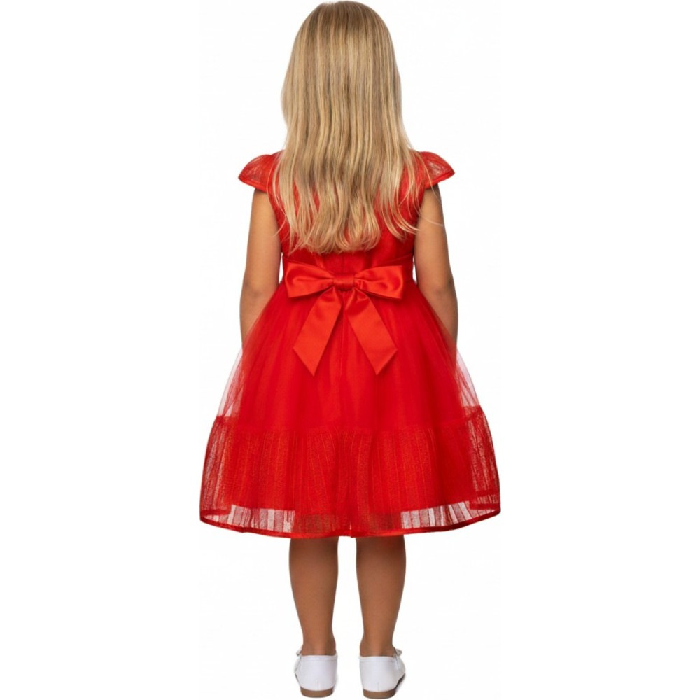 دي'دانييلا - فستان ليتل ريد رايدينغ - أحمر زاهي