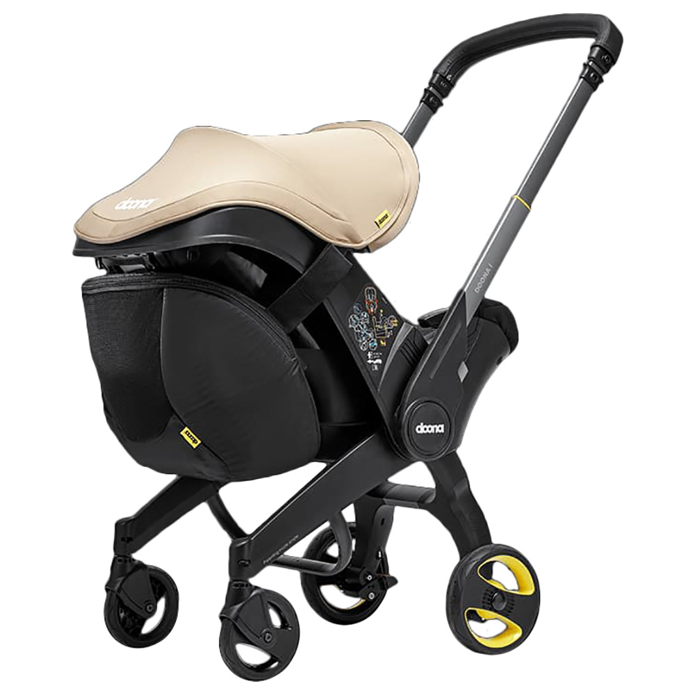 دونا - شنطة تنظيم عربية الأطفال قابلة للتثبيت فقط - أسود