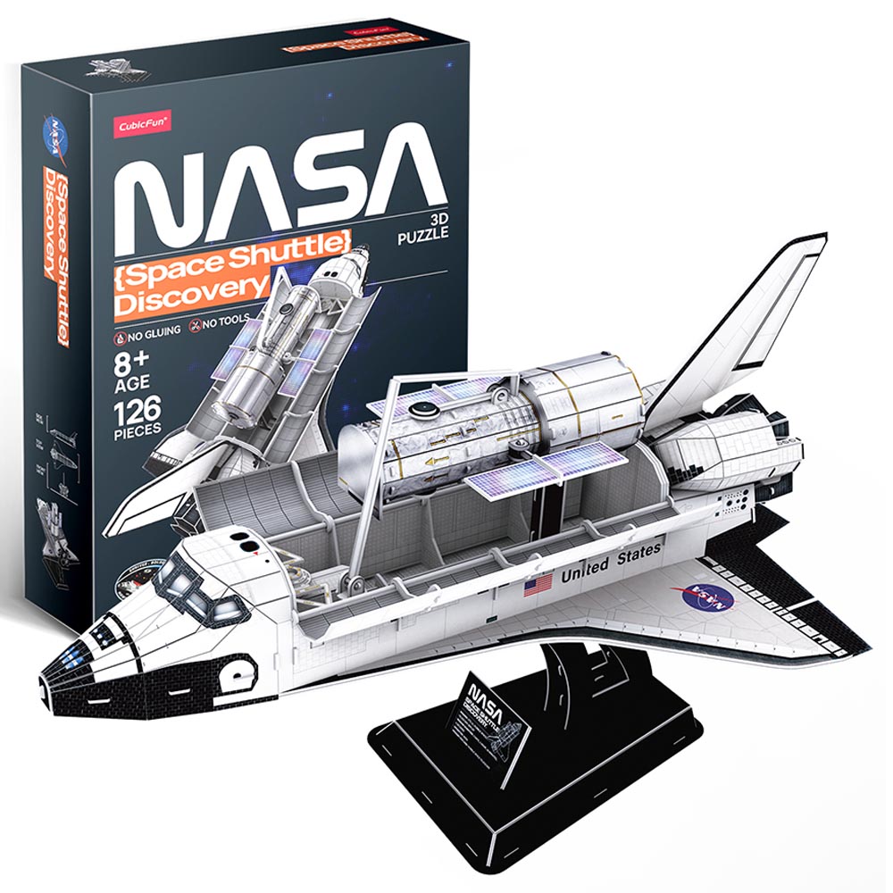 Cubicfun - 3D Puzzle Nasa Discovery - 126pcs