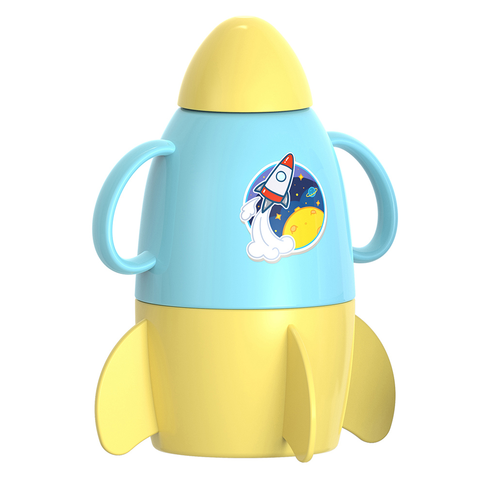 Generic - Rocket Appearance Baby Drink Cup - Blue - 260ml