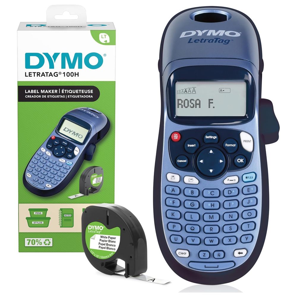 Dymo - LetraTag 100H Handheld Label Maker - Blue