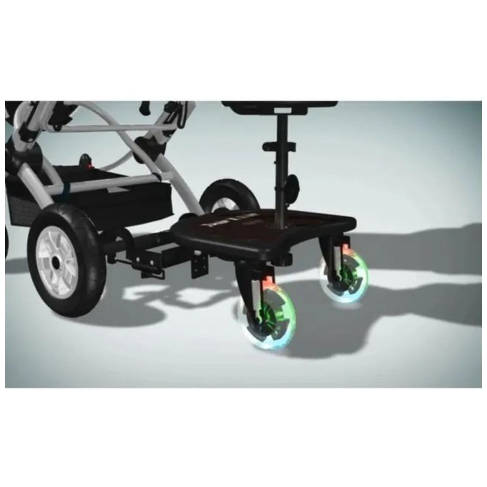 Bumble & Bird - Universal 2-Wheel Stroller Board with Seat & Flashing Wheels