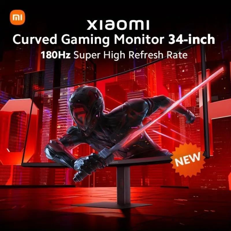 Xiaomi - Curved Gaming Monitor - Black