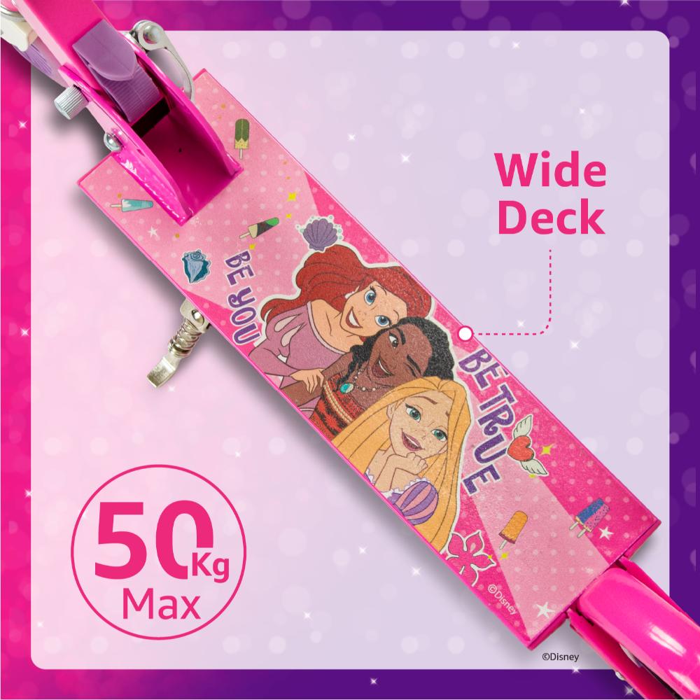 سبارتان - سكوتر برنسيس بعجلتين وأضواء LED - زهري