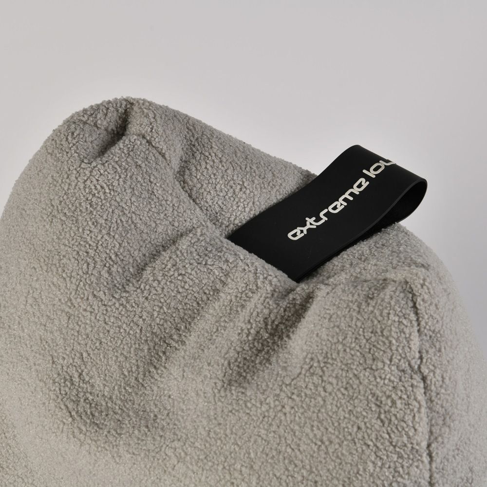 إكستريم لاونجنغ - بين باغ (بوف) تيدي - كبير - رمادي ناعم
