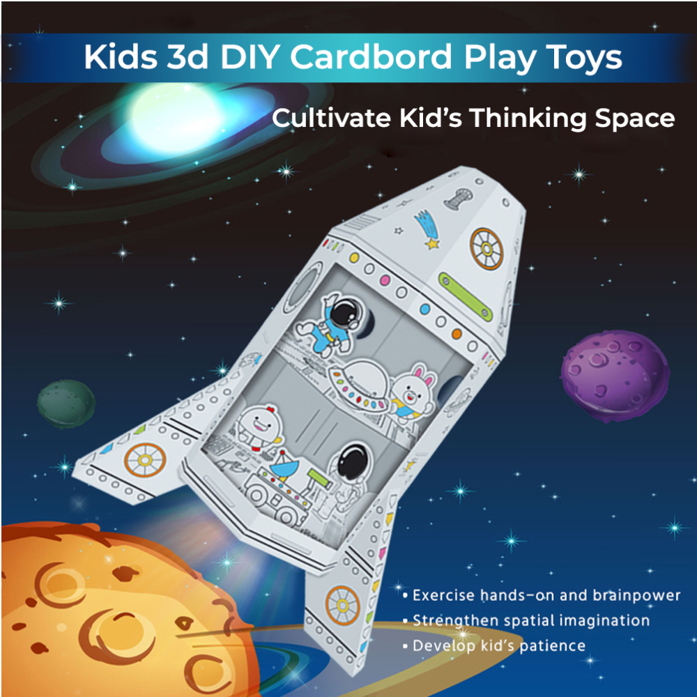 Eazy kids - DIY Creative Spacecraft With 3 Color Pens