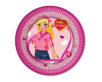 أطباق ورقية 9 بوصة - جرو في جيبي