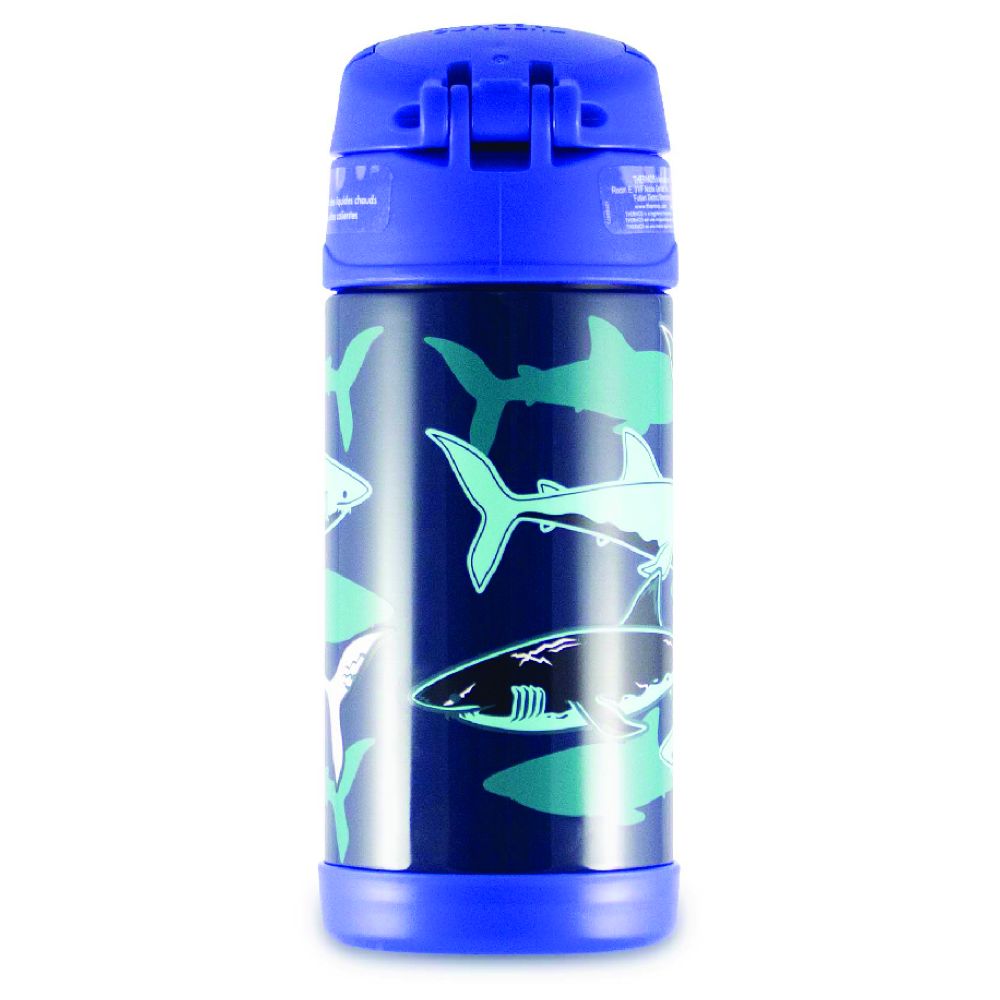 Thermos - Stainless Steel Vaccum Insulated Bottle - Sharks - 355ml