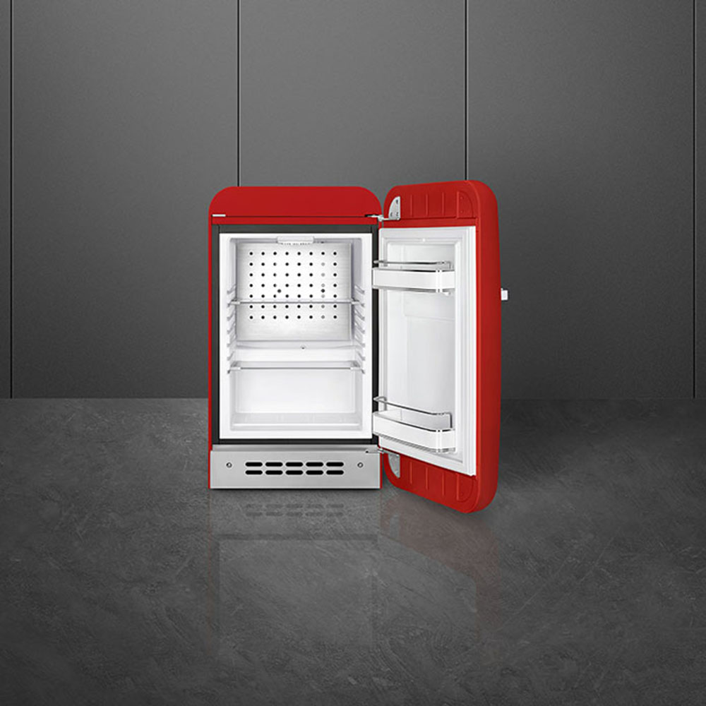Smeg - 50's Retro Style Single Door Refrigerator - Red - 38 L