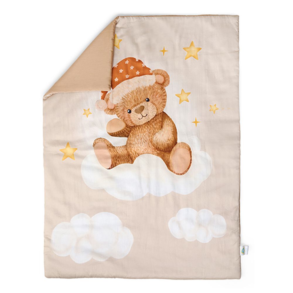 Fancy Fluff - Organic Baby Comforter - Cuddle Bear