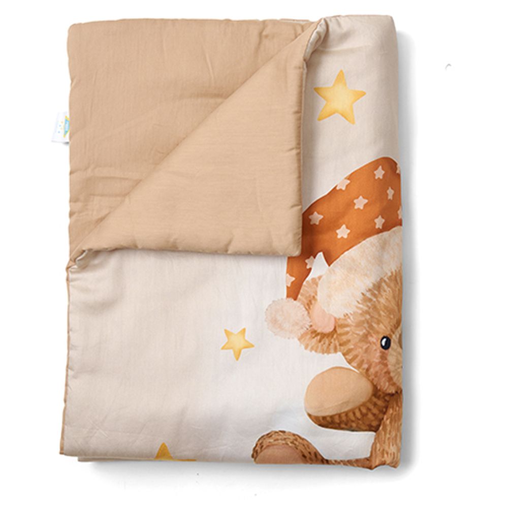 Fancy Fluff - Organic Baby Comforter - Cuddle Bear