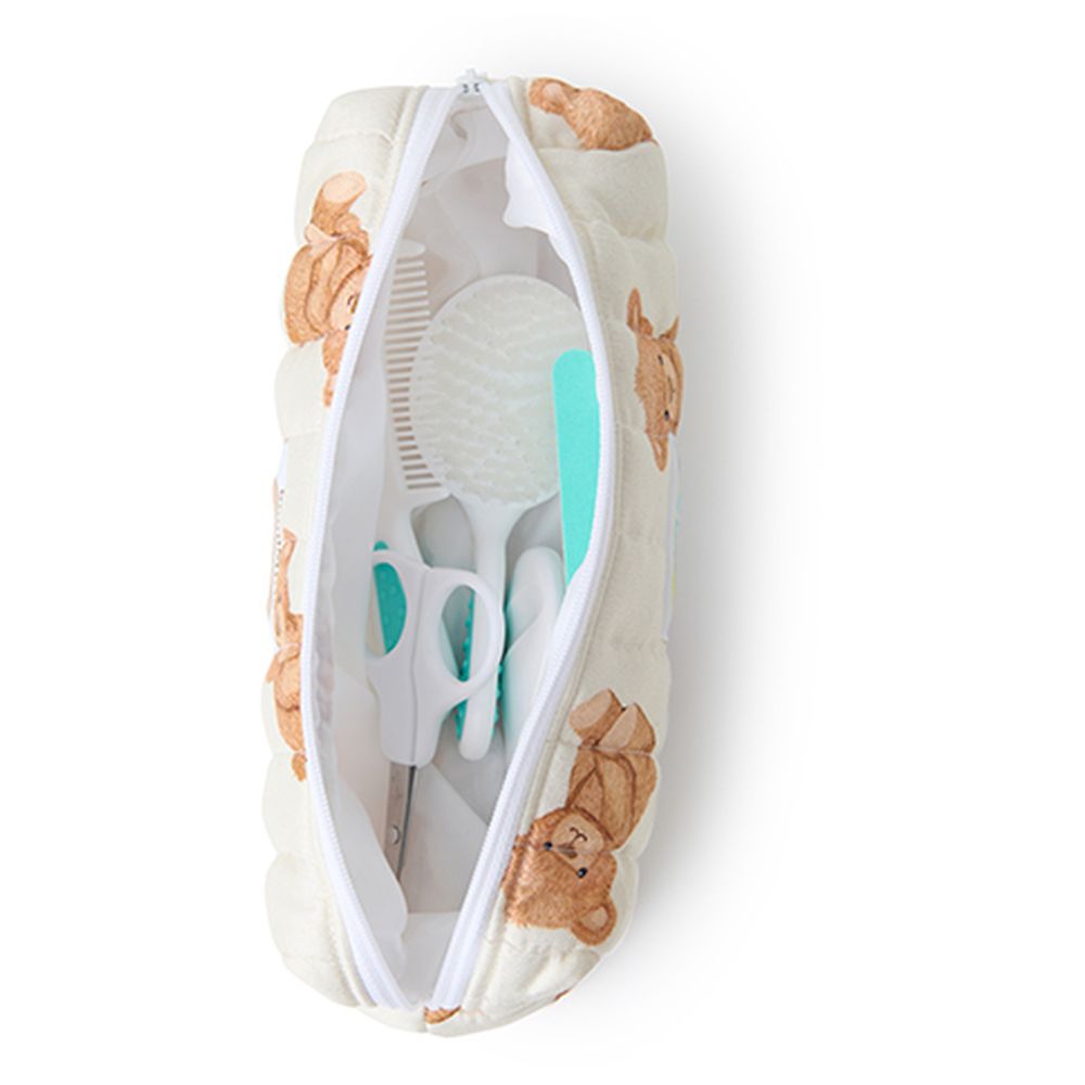 Fancy Fluff - Organic Grooming Kit Pouch - Cuddle Bear