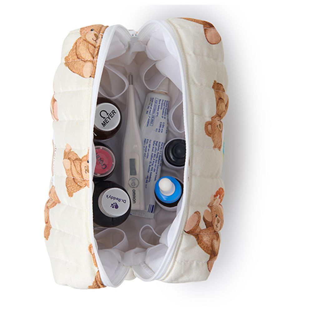 Fancy Fluff - Organic Medicine Kit Pouch - Cuddle Bear