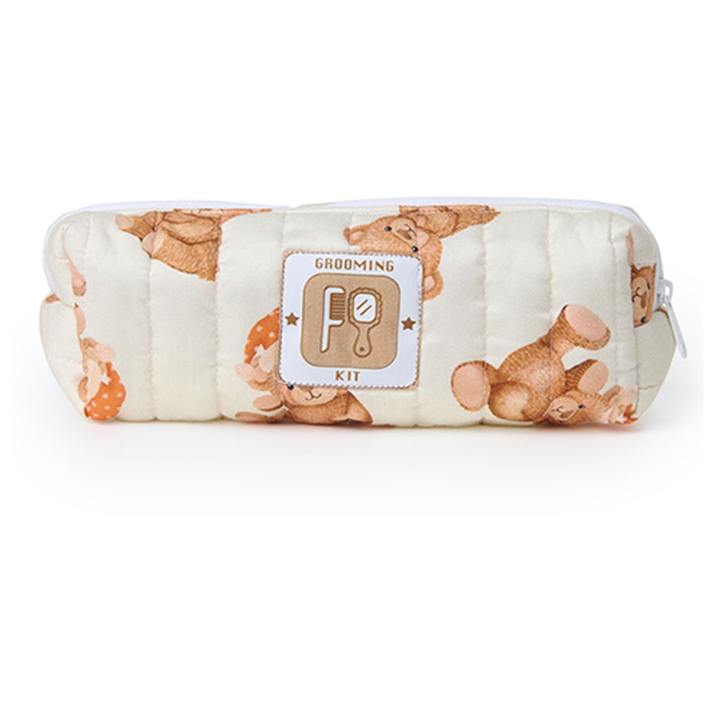 Fancy Fluff - Organic Ultimate Travel Kit - Cuddle Bear - 6 Pcs