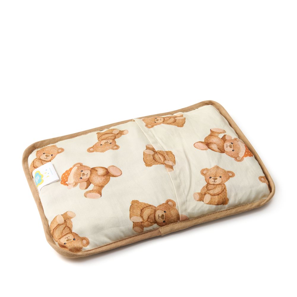 Fancy Fluff - Organic Baby Rai Pillow - Cuddle Bear