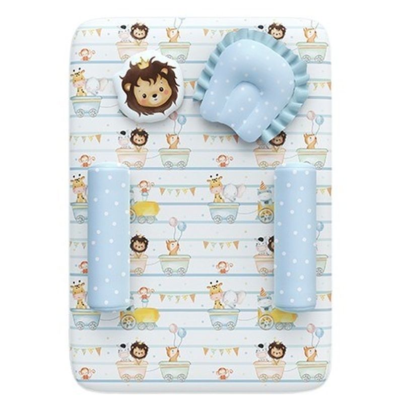 فانسي فلوف - طقم فرش سرير حديثي الولادة العضوي - رحلة ممتعة - عدد 5