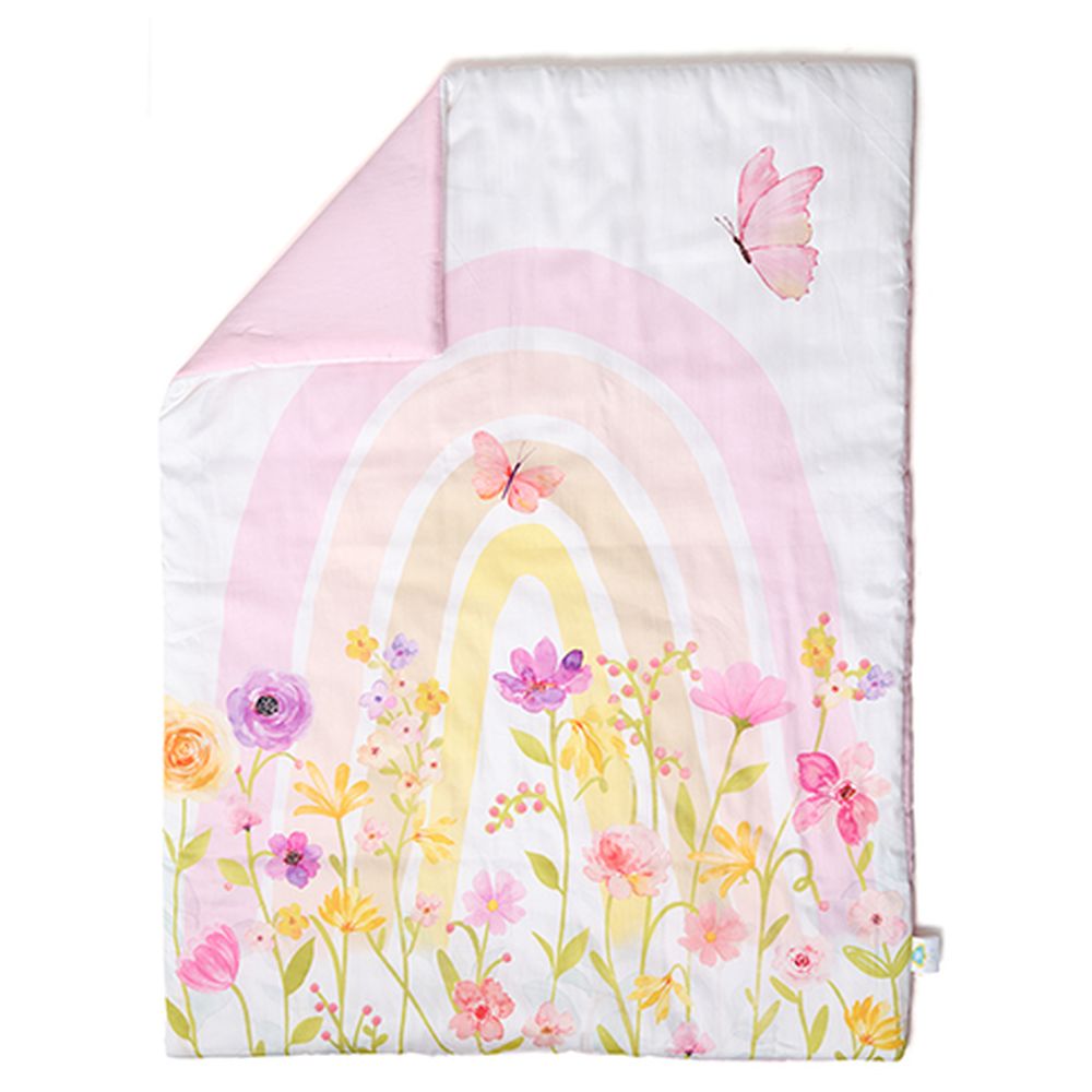 Fancy Fluff - Organic Baby Comforter - Rainbow Dreams