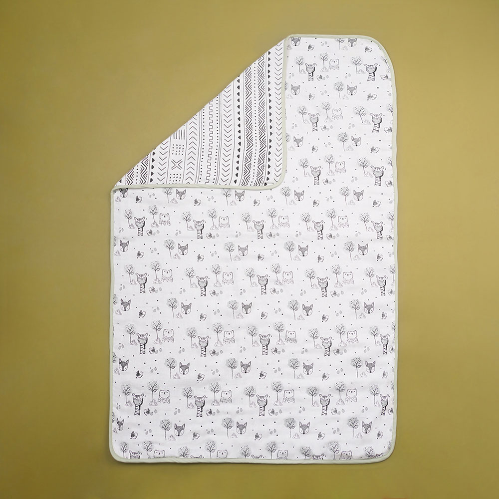 Fancy Fluff - Bamboo Muslin Blanket - Wilderness