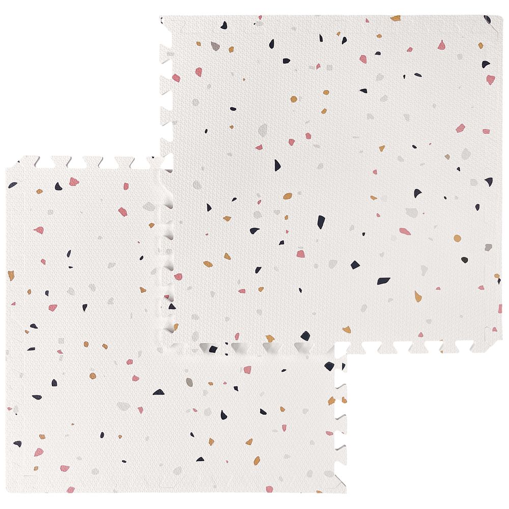 بامبل & بيرد - حصيرة لعب إسفنجية آمنة للأطفال، بتصميم أنيق من الترازو مكونة من 6 قطع