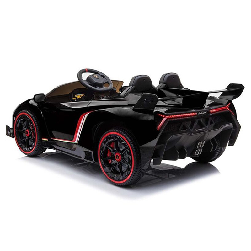 Lamborghini - Veneno 2 Seater Kids Electric Car - 12V - Black