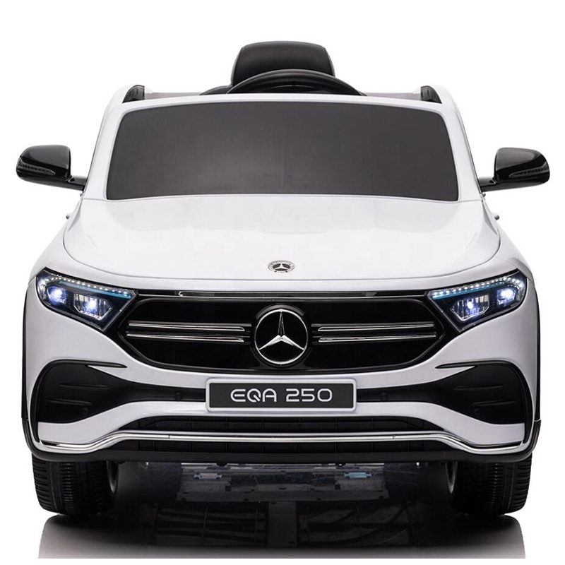 مرسيدس بنز - سيارة ركوب EQA كهربائية مرخصة - 12 فولت - أبيض