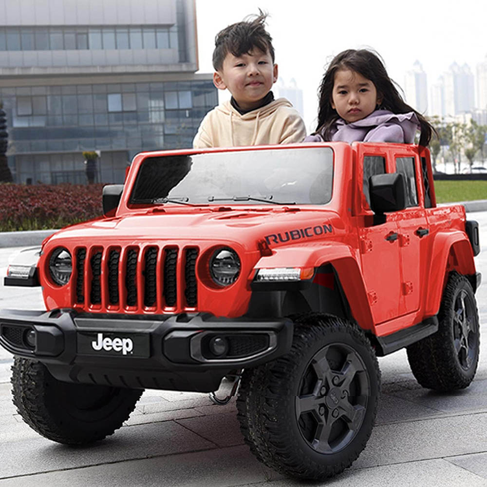 Jeep - Rubicon 2 Seater Kids Electric Car - 12V - Red