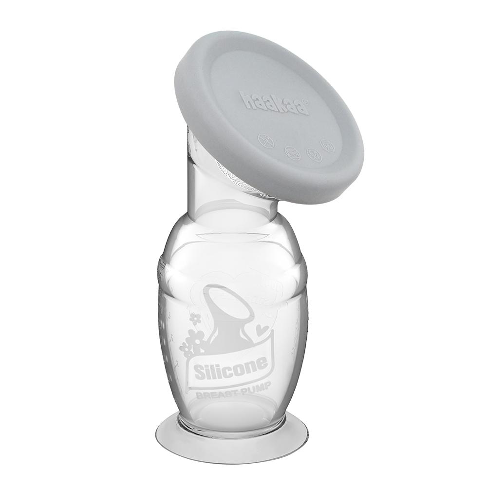 Haakaa - Silicone Breast Pump With Suction Base & Silicone Cap - 100ml