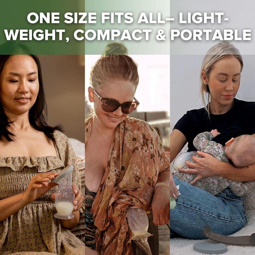 Haakaa - Silicone Breast Pump With Suction Base & Silicone Cap - 100ml