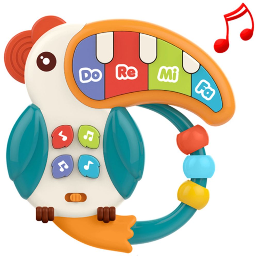 Huanger - Baby Musical Piano Toy with Lights & Melodies - Multicolor