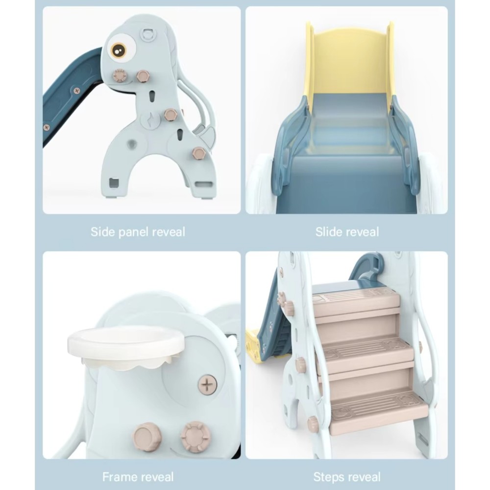 Little Angel Kids Toys Animal Slide - Pink