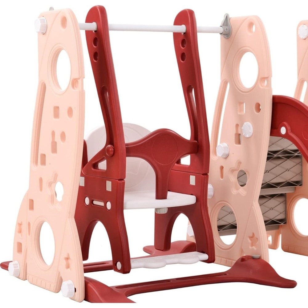 Little Angel Kids Slide, Swing, Basketball, And Football