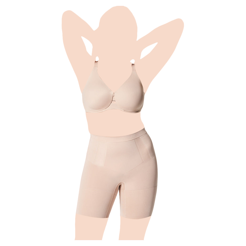 Klynn-Spanx - Mid Thigh Short - Nude