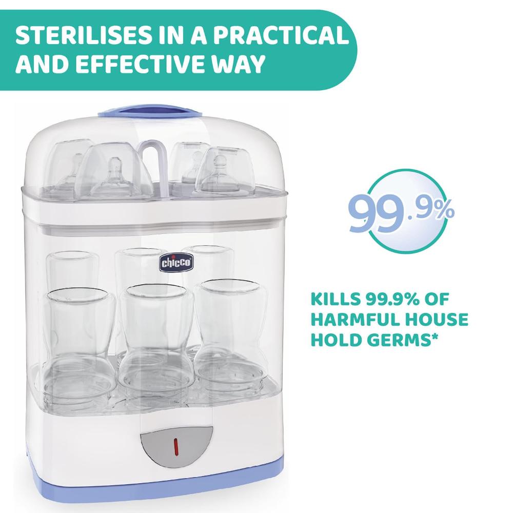Chicco - 2-in-1 Sterilnatural with UK Plug Electric Steam Sterilizer
