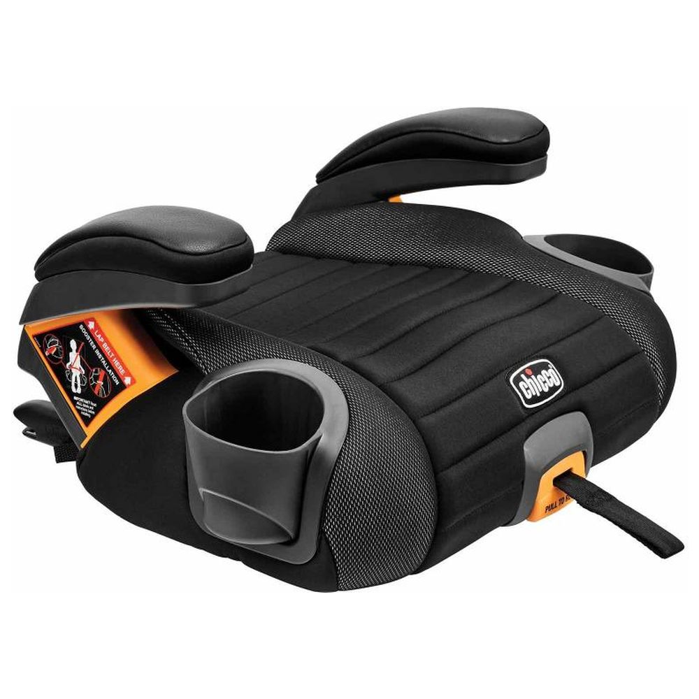 شيكو - كرسي السيارة الداعم للأطفال غوفيت بلس بنظام أيزو فيكس - رمادي وأسود